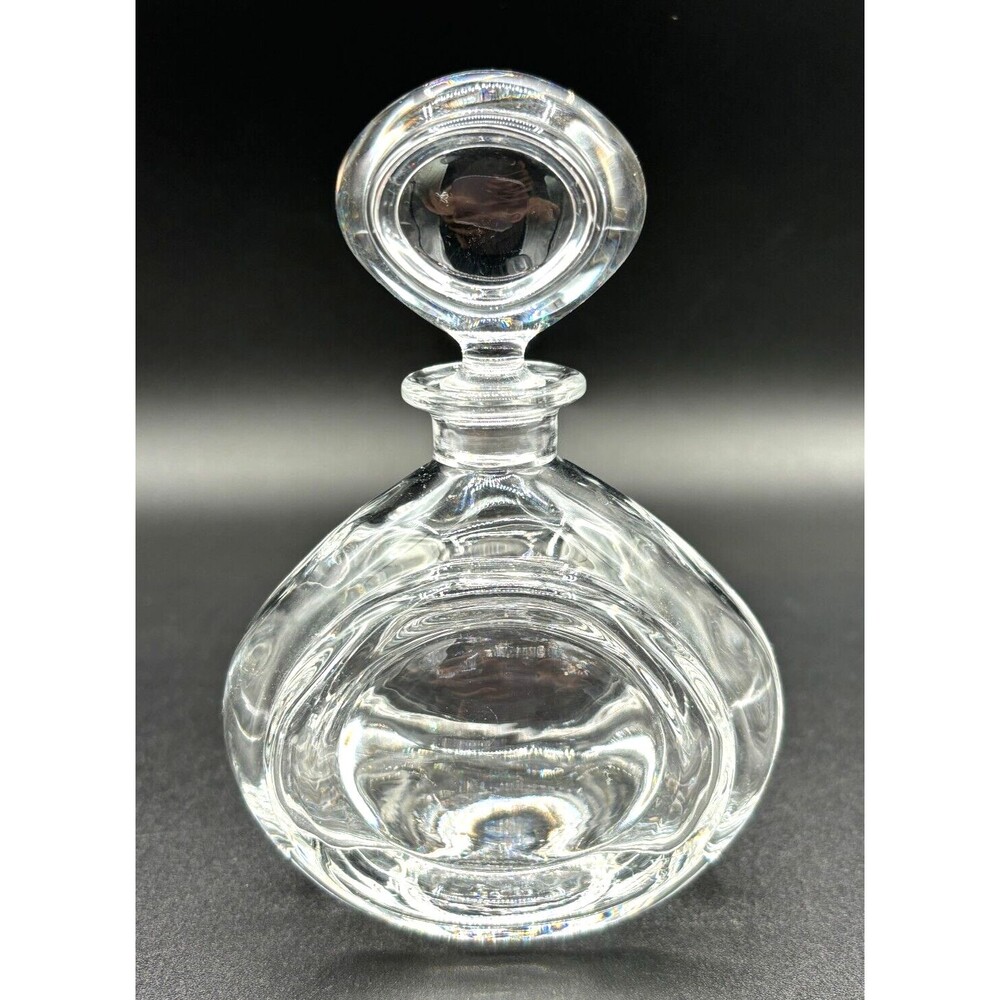 Villeroy & Boch Crystal‎ Vanity Perfume Decanter Bottle Signed with Stopper Top